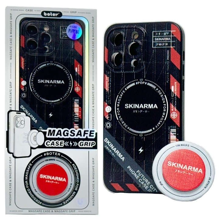 Калъф Boter за Samsung A24, Magnet MagCase + PopGrip, Модел #E