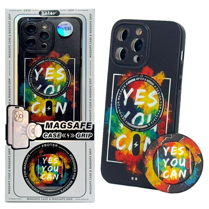 Калъф Boter за Samsung A24, Magnet MagCase + PopGrip, Модел #A