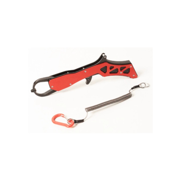 Cleste de pescuit din aliaj de aluminiu, design ergonomic, prindere antiderapanta, multifunctional, 20x5cm