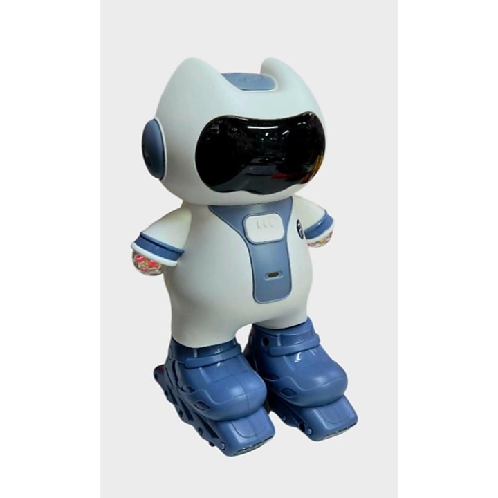 Robotel Piccolino cu muzică și lumini, mers pe role, fără telecomandă, 3 ani