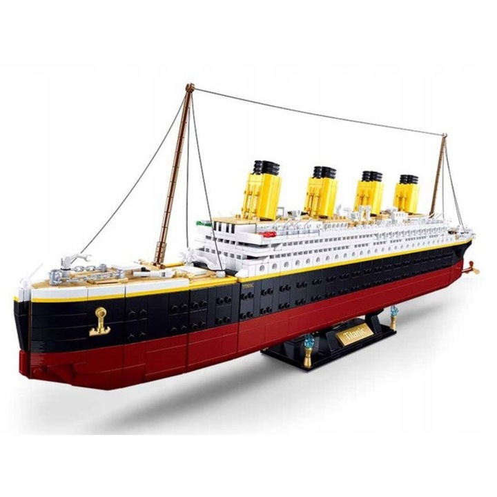 Titanic építőkészlet, 2401 darab, többszínű, fiúknak