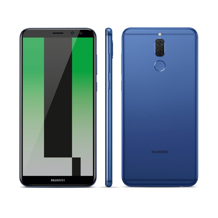 Huawei Mate 10 Lite 4GB Ram mobiltelefon, Kártyafüggetlen, 64GB, Kék