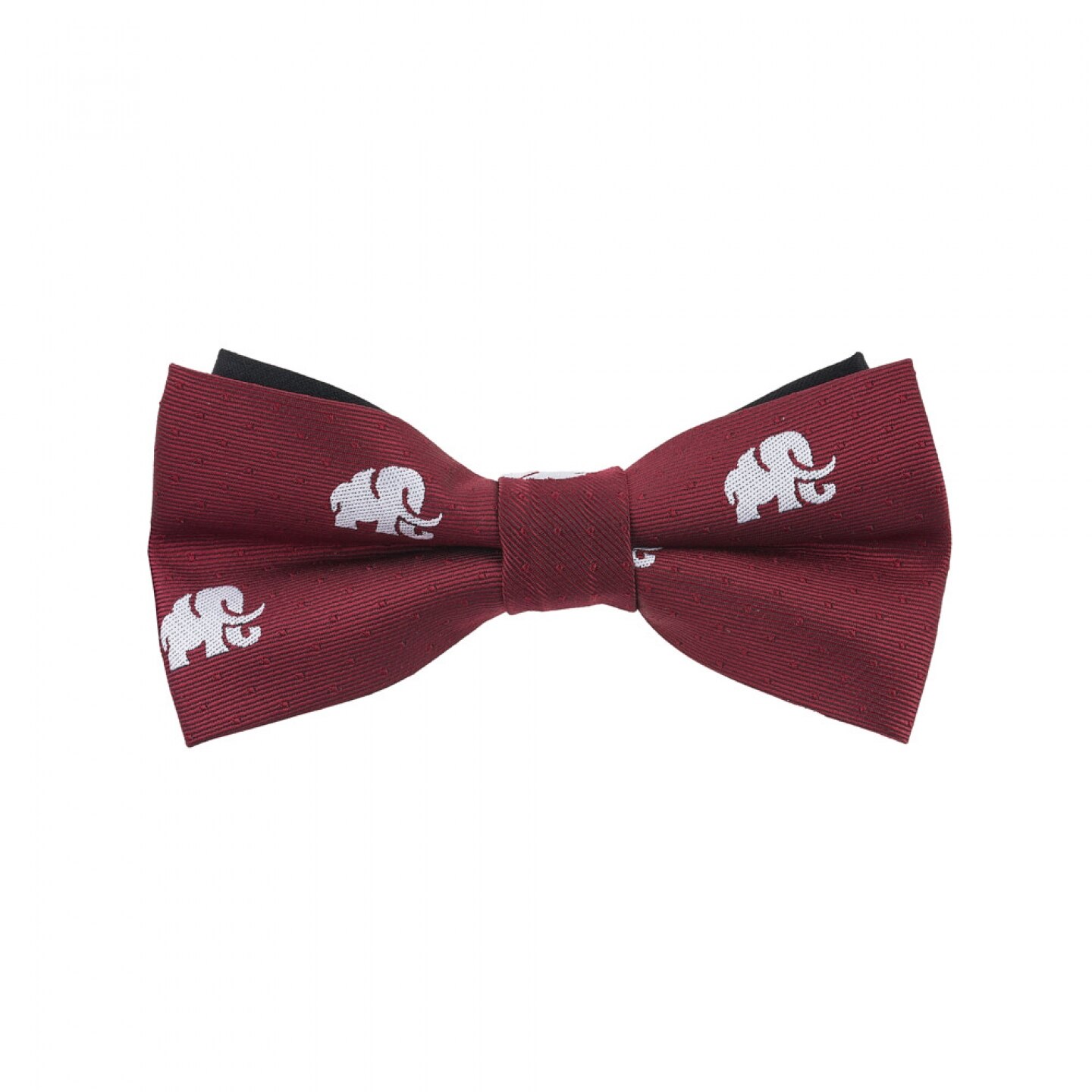 Papion copii, Onore, microfibra, visiniu, imprimeu elefanti albi