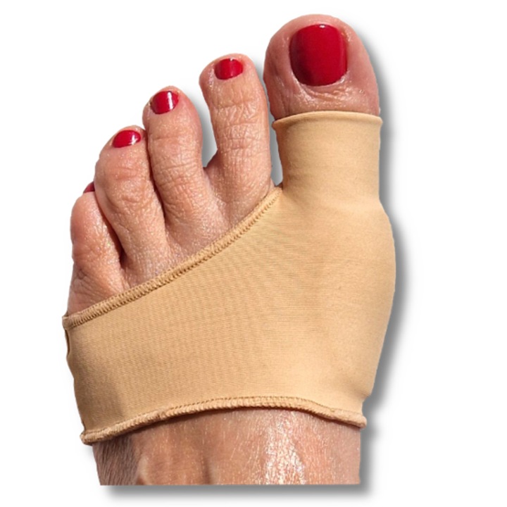 Banda cu gel pentru bunion Vaya Medical, fata-verso, marime universala, culoarea pielii, 1 bucata