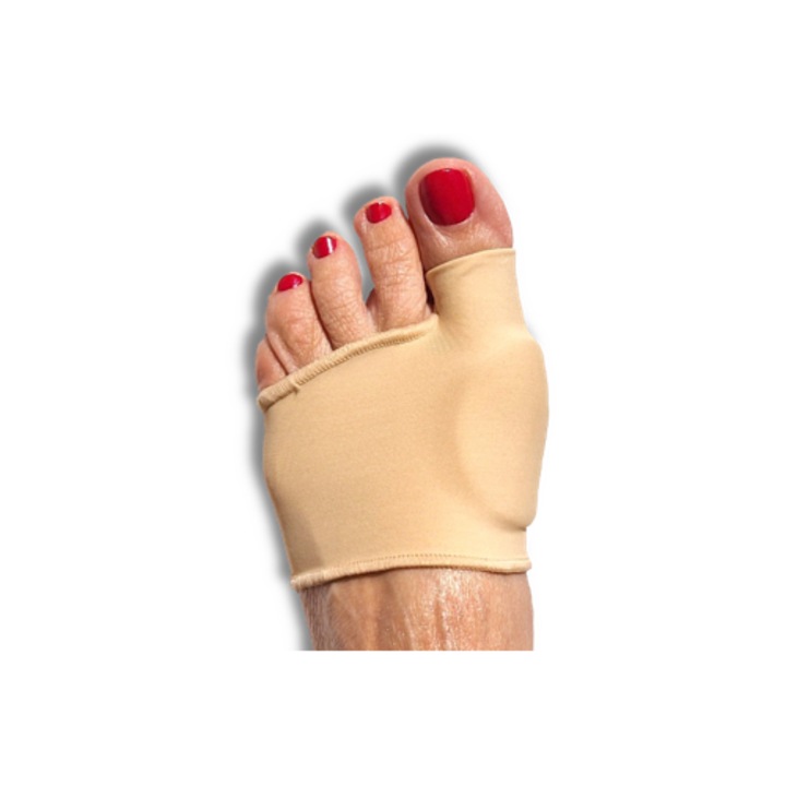 Banda cu gel 2 in 1 pentru hallux valgus si metatarsiene, culoarea pielii, S/M, 1 bucata