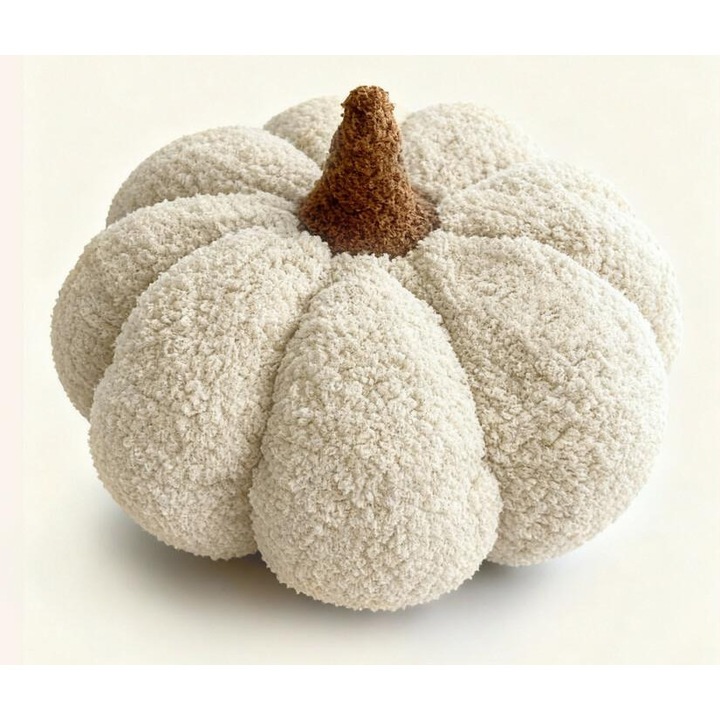 Perna decorativa Pumpkin, Spod Igly i Nitki, 35x35cm, bej, material microfibra boucle
