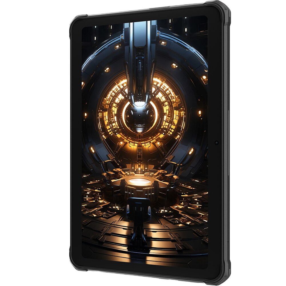 Tableta rugged Hotwav R8, 4G, Dual SIM, Procesor Octa-Core, Ecran IPS 10.1-inch, 12GB RAM, 128GB, Camera 13MP + 5MP Fata, Wi-Fi, Bluetooth, GPS, 10800mAh, IP68 / IP69K, Android 14, Black