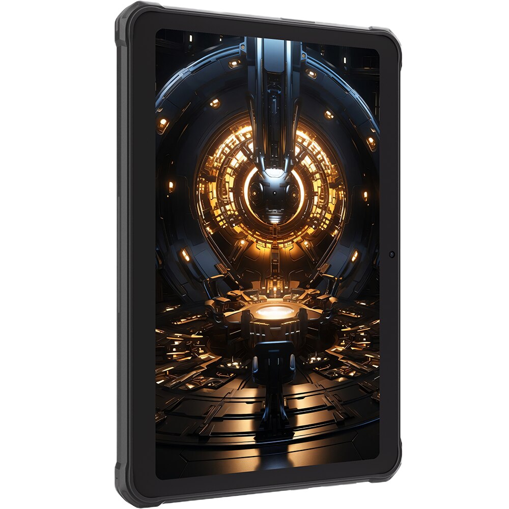 Tableta rugged Hotwav R8, 4G, Dual SIM, Procesor Octa-Core, Ecran IPS 10.1-inch, 12GB RAM, 128GB, Camera 13MP + 5MP Fata, Wi-Fi, Bluetooth, GPS, 10800mAh, IP68 / IP69K, Android 14, Black