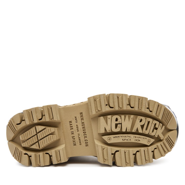 Ghete dama piele naturala New Rock Leopard 40 EU