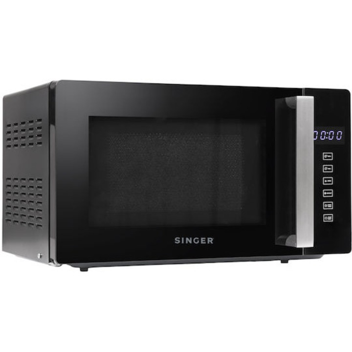 Cuptor cu microunde Singer MW20BL DG, 700W, 20l, digital, negru