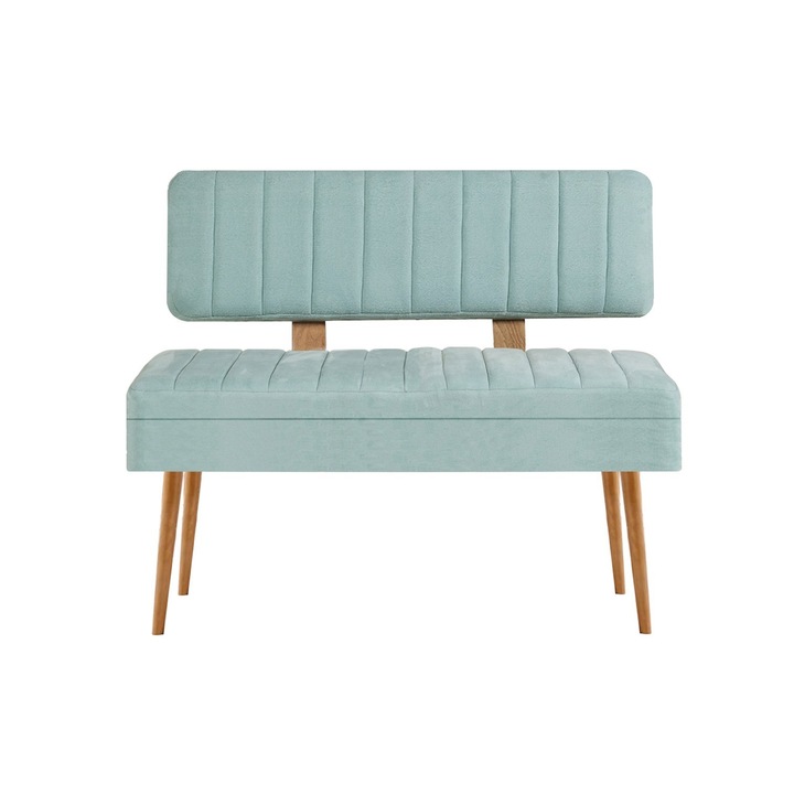 Табуретка, Woody Fashion, 110x36x85см, с дървени крака, 105x36,4x5см