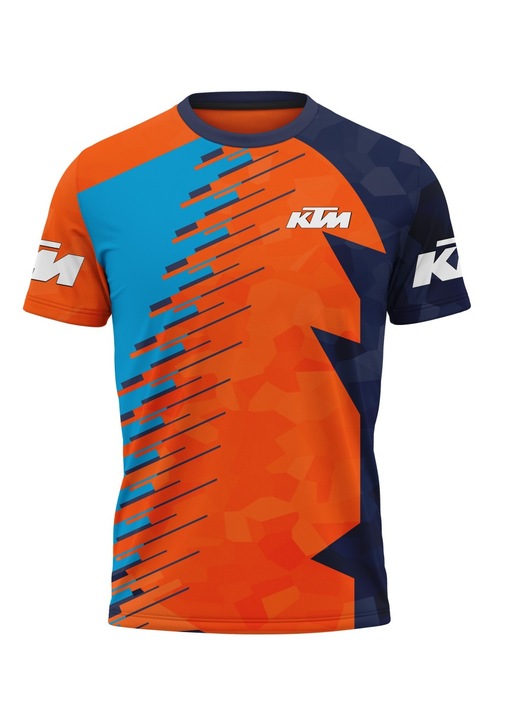 Férfi póló KTM 117.41, rövid ujjú, sokszínű