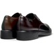 Camper, Pantofi derby de piele Dean, Visiniu, Negru, 44