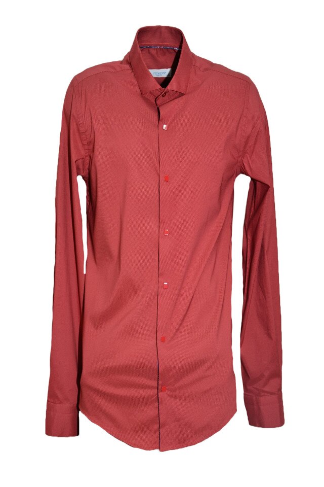 Camasa eleganta pentru barbati, model slim , D&J Exclusive, Marsala