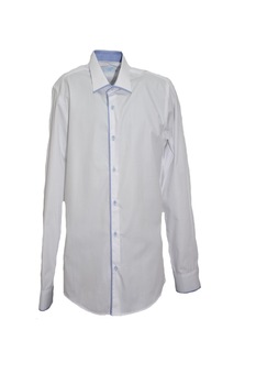 Camasa fashion cu maneca lunga, D&J Exclusive, Alb, Alb Camasa fashion cu maneca lunga, D&J Exclusive, Alb, Alb