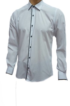 Camasa chic pentru barbati, cu maneca lunga , D&J Exclusive, Alb Camasa chic pentru barbati, cu maneca lunga , D&J Exclusive, Alb