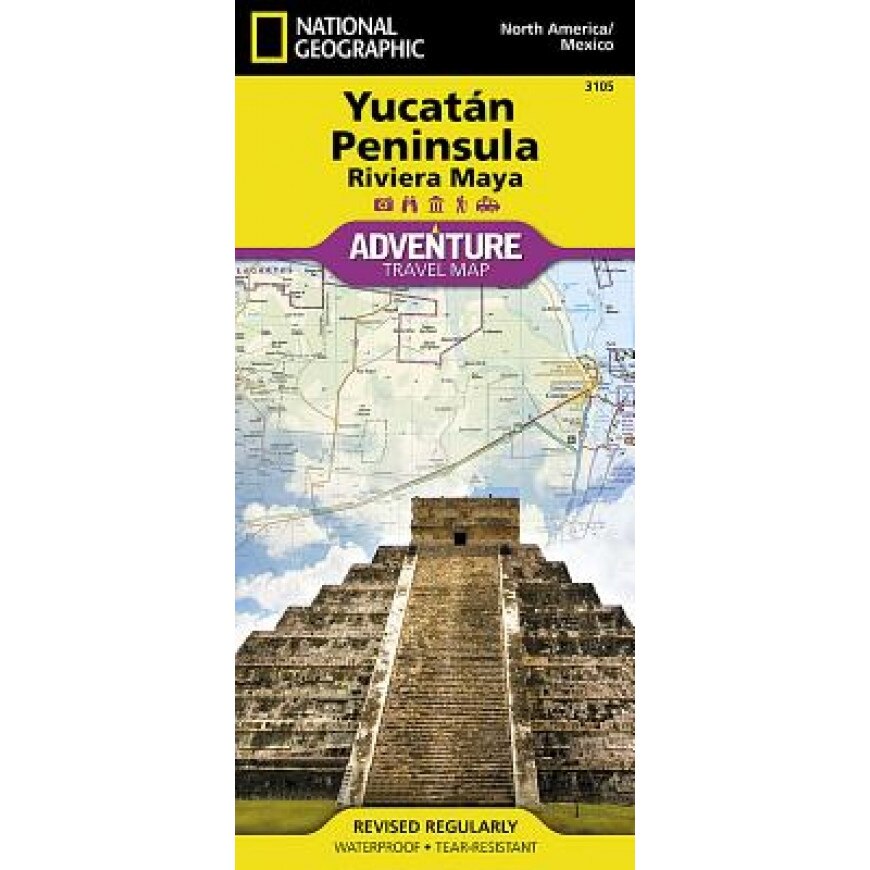 Northern Yucatan/Maya Sites, Mexico, National Geographic Maps (Manufactured by)