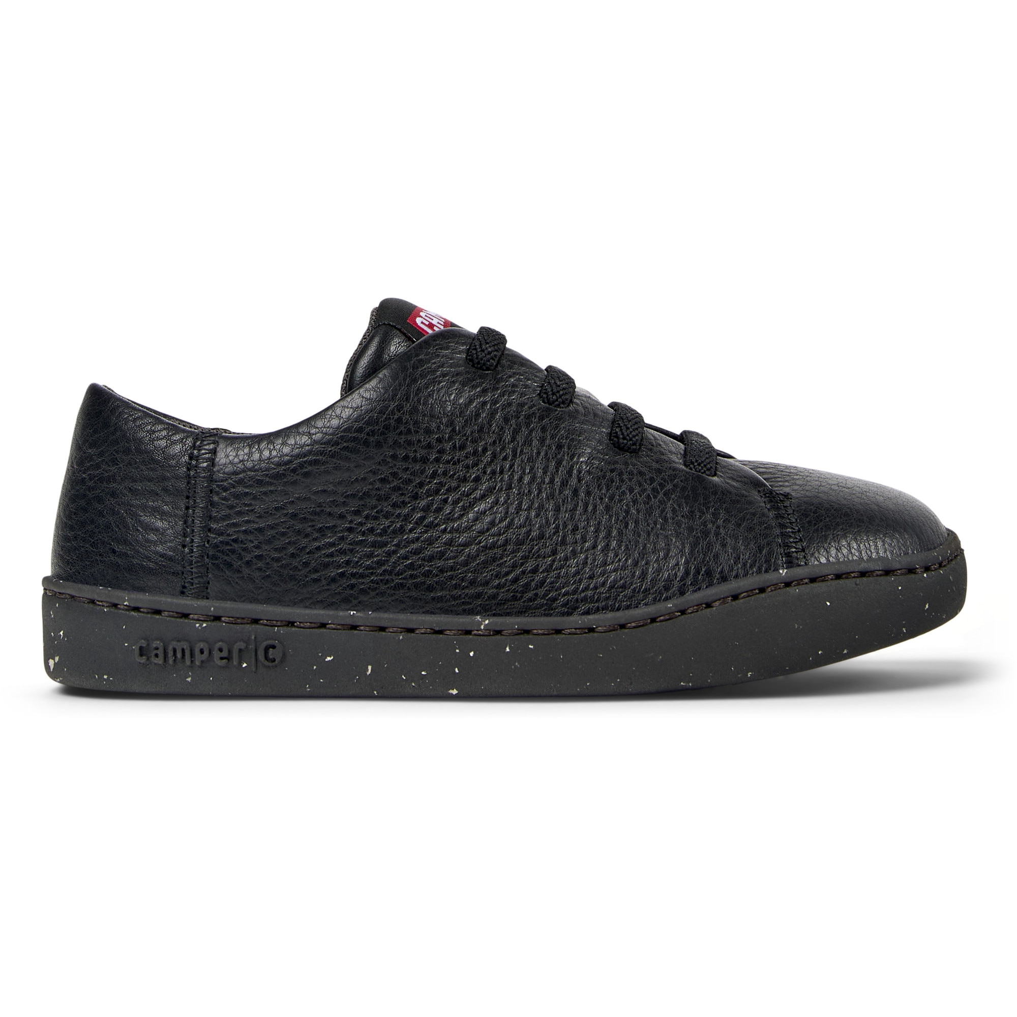 Camper, Pantofi sport uni din piele Peu Touring, Negru, 25 EU