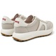Camper, Pantofi sport din material textil cu garnituri de piele intoarsa Pelotas Athens, Gri cenusiu, Alb murdar, 45