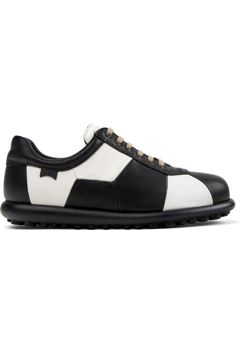 Camper, Pantofi sport din piele Pelotas Ariel, Alb/Negru