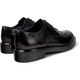 Camper, Pantofi de piele cu detalii in relief Dean, Negru, 44