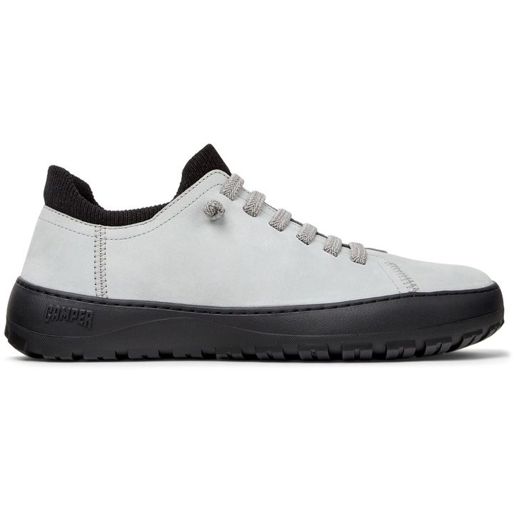 Camper, Pantofi casual din piele Peu Serra, Gri deschis