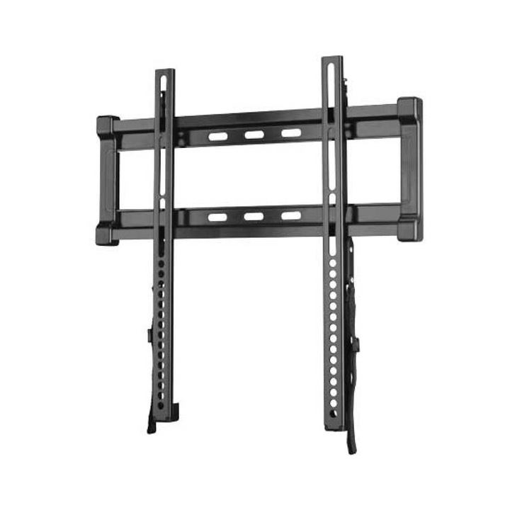 Универсална фиксирана стойка за телевизор за стена SANUS, F32C-B2, нископрофилна за стена, диагонал 32"-55" (81-140 см), макс. 36 кг, минималистичен дизайн, лесен за инсталиране, черна