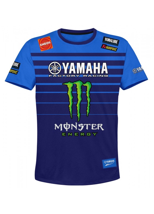 Férfi póló Yamaha 117.77, rövid ujjú, sokszínű