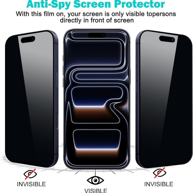 Set 3 folii protectie ecran si 3 protectii lentile camera, 9H, negru, iPhone 17 Pro Max, 6.9 inch, 6 piese