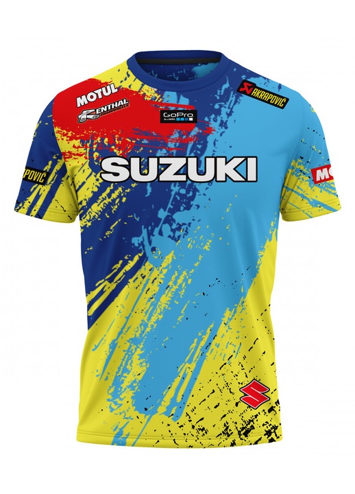 Férfi póló Suzuki 117.80, rövid ujjú, sokszínű