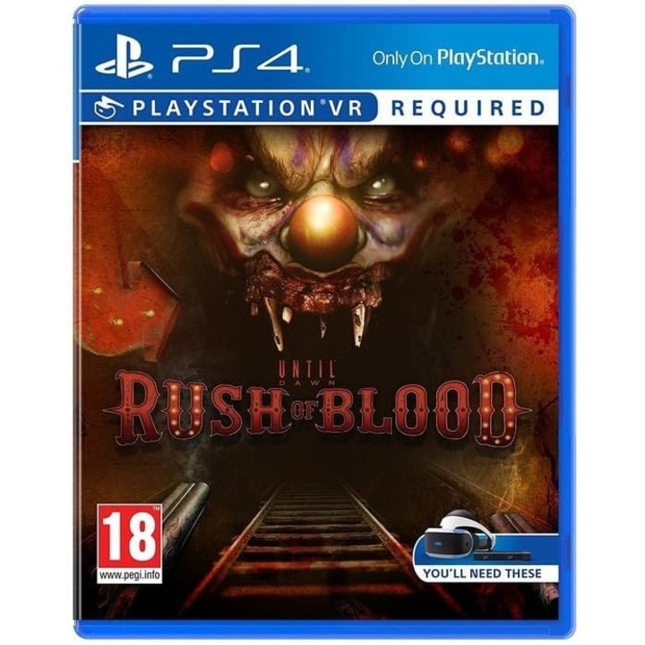 Joc, Until Dawn Rush of Blood, PlayStation 4