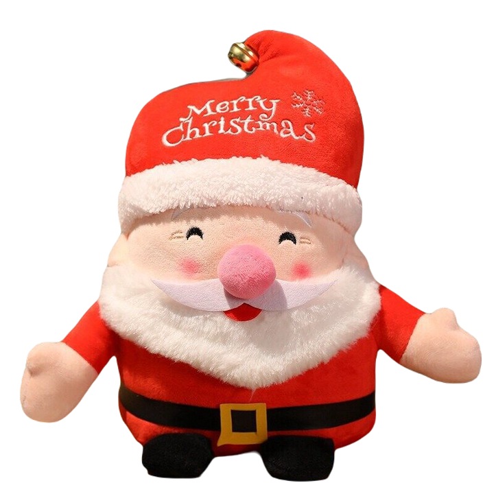 Jucarie de Plus de Craciun, Vesel, Ornament Cadou de Sarbatori 30 cm