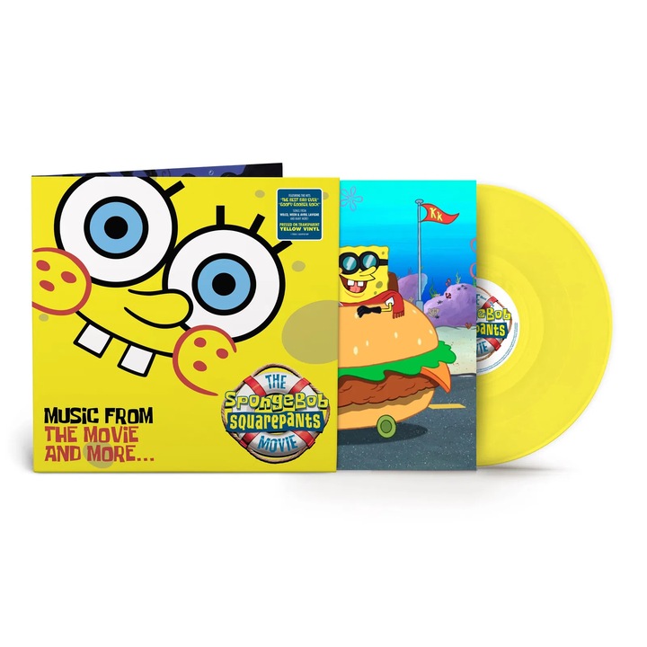 Vinil, Warner, Spongebob Squarepants Movie, galben, LP