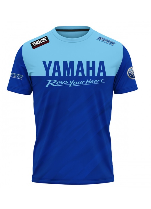 Férfi póló Yamaha 117.91, rövid ujjú, többszínű