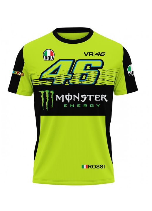 Férfi póló Yamaha 117.94, rövid ujjú, sokszínű