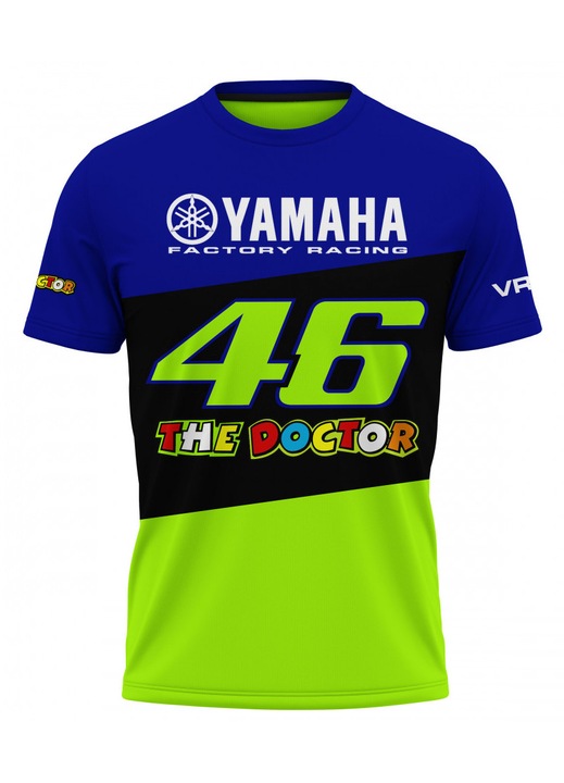 Férfi póló Yamaha 117.95, rövid ujjú, sokszínű