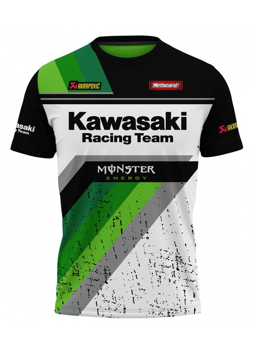 Férfi póló Kawasaki 117.99, rövid ujjú, sokszínű