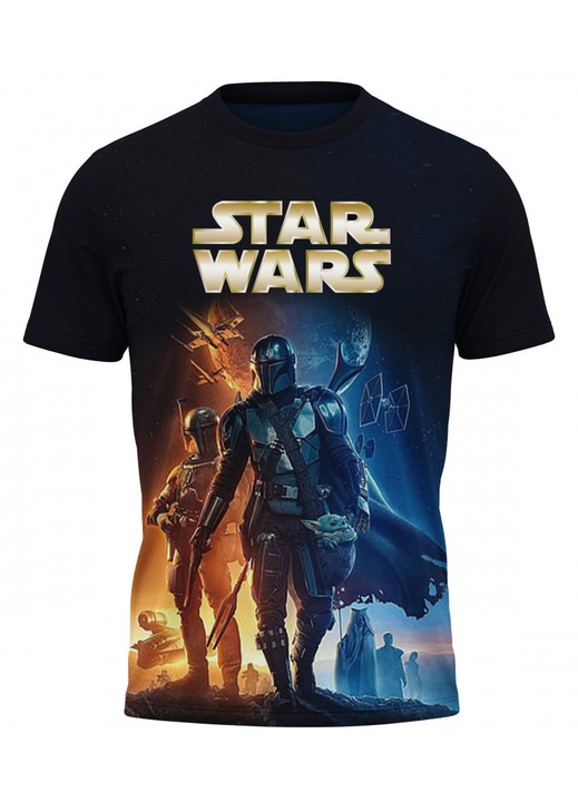 Férfi póló Star Wars 118.10, rövid ujjú, többszínű