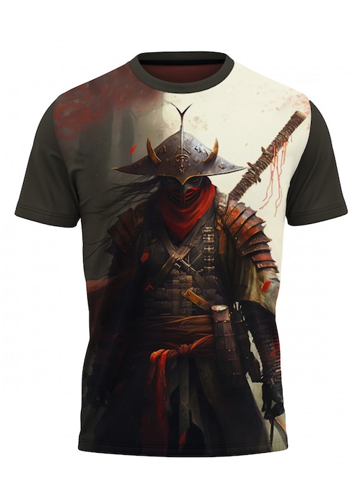 Férfi póló Samurai 118.14, rövid ujjú, sokszínű