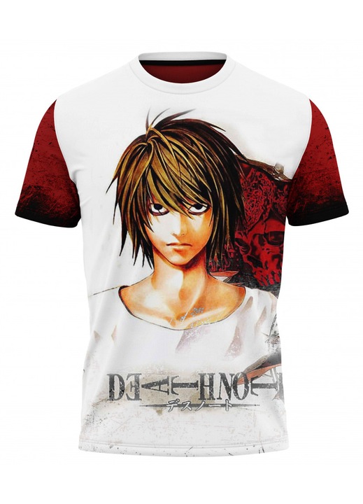 Férfi póló Death Note 118.16, rövid ujjú, többszínű