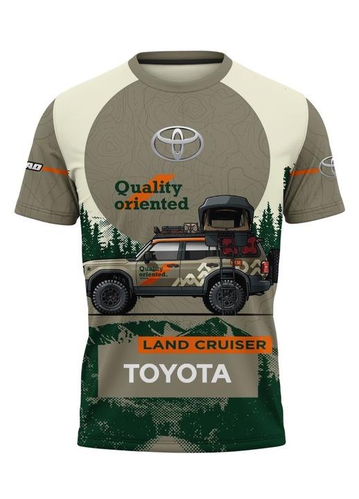 Férfi póló Toyota Tacoma 118.25, rövid ujjú, többszínű