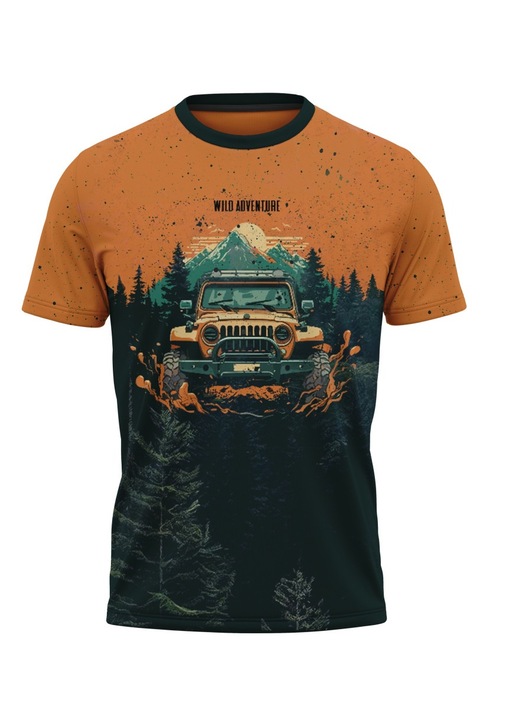 Férfi Off-Road 118.27 rövid ujjú póló, többszínű