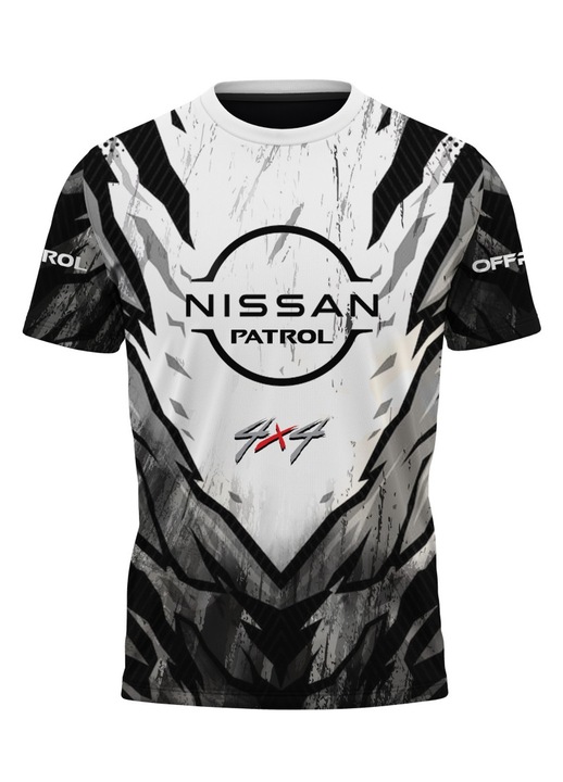 Férfi póló Nissan Patrol 118.31, rövid ujjú, többszínű