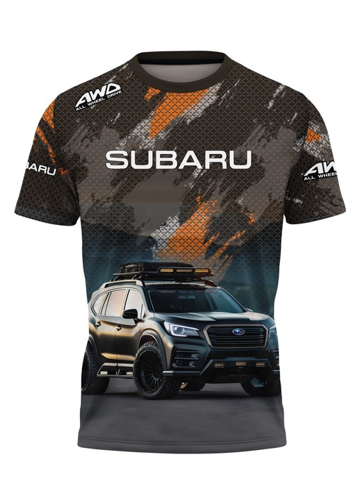 Férfi póló Subaru 118.42, rövid ujjú, sokszínű