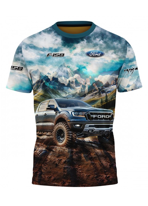 Férfi póló Ford Ranger 118.45, rövid ujjú, több színű