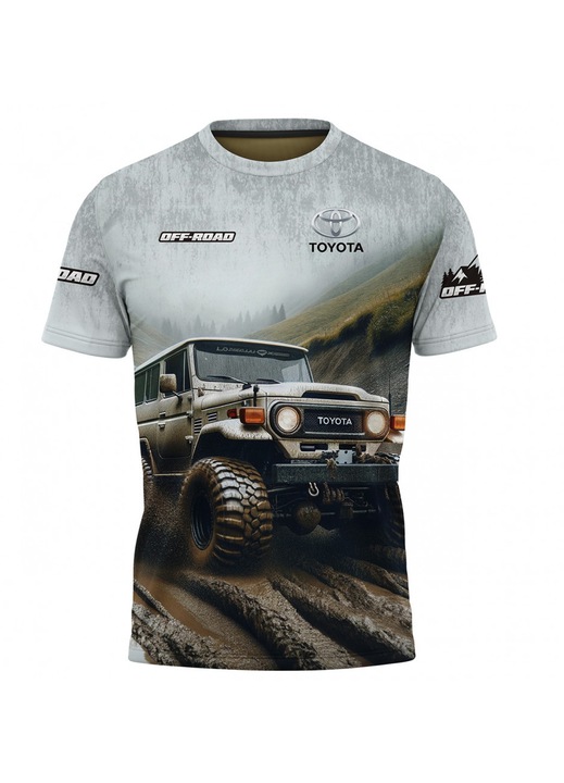 Férfi póló Toyota 118.50, rövid ujjú, többszínű