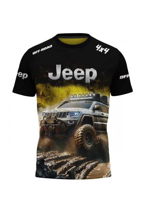 Férfi póló Jeep Grand Cherokee 118.58, rövid ujjú, sokszínű