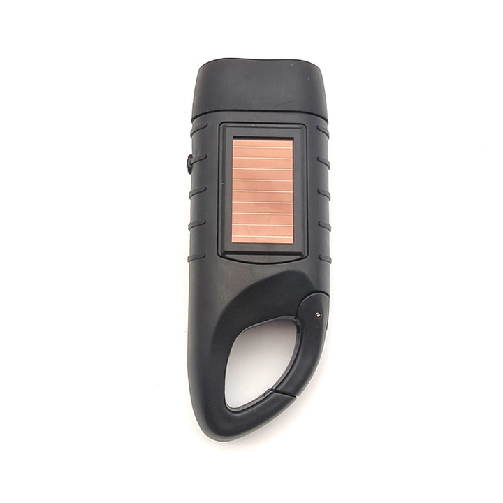 Фенер Helius, мини, преносим за къмпинг, аварийна лампа за домашна употреба, соларно зареждане или с манивела, 1000+ lm, 4100K, IP66, >12ч, ABS