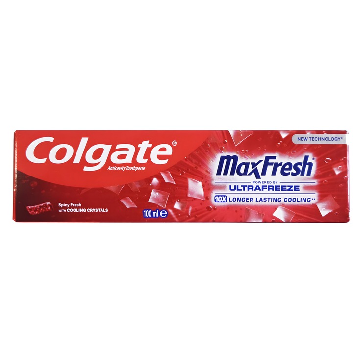 Set, Pasta de dinti, Colgate Max Fresh Spicy Fresh, 100 ml, 7 buc