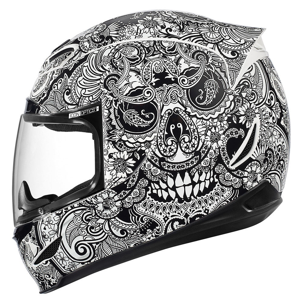 Casca moto ICON Airmada Chantilly Alb M - eMAG.ro